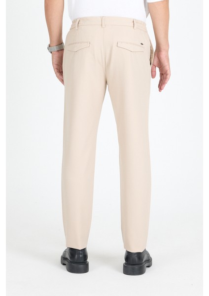 Pars Marka Lastikli Yazlık Jogger Pantolon Bej Pantolon Trend Pantolon Yazlık indirimleri