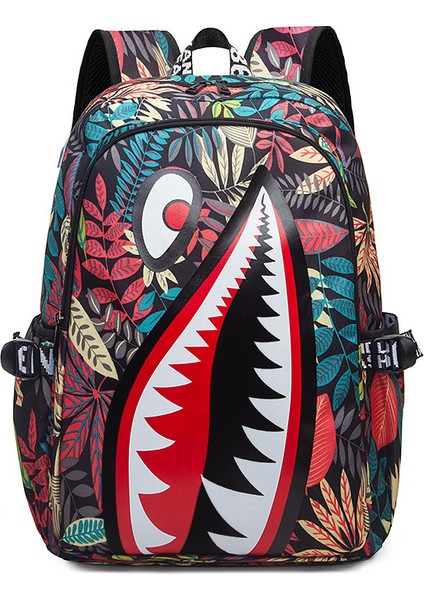 Yeni Oxford Kumaş Köpekbalığı Okul Çantası Ilkokul Öğrencileri Dört, Beş, Altı Sınıflar Büyük Kapasiteli Sırt Çantası Kişilik Basit Omuz Çantası Erkek (Yurt Dışından)