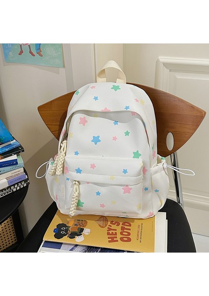 Yeni Okul Çantası Öğrenciler Çocuk Erkek Kız Omuz Çantası Büyük Kapasiteli Karikatür Okul Çantası (Yurt Dışından)