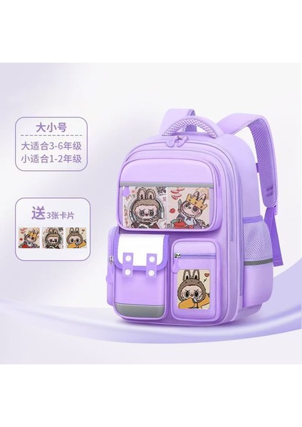 Yeni Yüksek Değerli Küçük Okul Çantası Kızlar Üniversite Öğrencileri Çocuklar Sevimli Anaokulu Çizgili Küçük Sırt Çantası Omuz Çantası (Yurt Dışından)