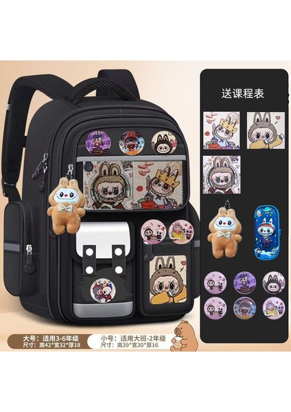 Yeni Yüksek Değerli Küçük Okul Çantası Kızlar Üniversite Öğrencileri Çocuklar Sevimli Anaokulu Çizgili Küçük Sırt Çantası Omuz Çantası (Yurt Dışından)