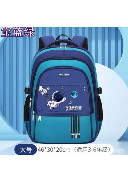 Yeni Oxford Kumaş Köpekbalığı Okul Çantası Ilkokul Öğrencileri Dört, Beş, Altı Sınıflar Büyük Kapasiteli Sırt Çantası Kişilik Basit Omuz Çantası Erkek (Yurt Dışından)