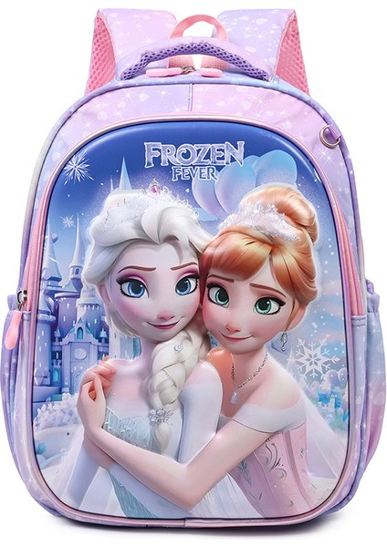 Yeni Okul Çantası Ilkokul Kız Kız Çizgi Film Bir, Iki, Üç Ila Altı Sınıf Sevimli Büyük Kapasiteli Çocukların Omuz Çantası Yükünü Azaltmak Için (Yurt Dışından)