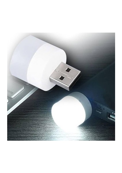USB MİNİ LED LAMBA AMPÜL BEYAZ