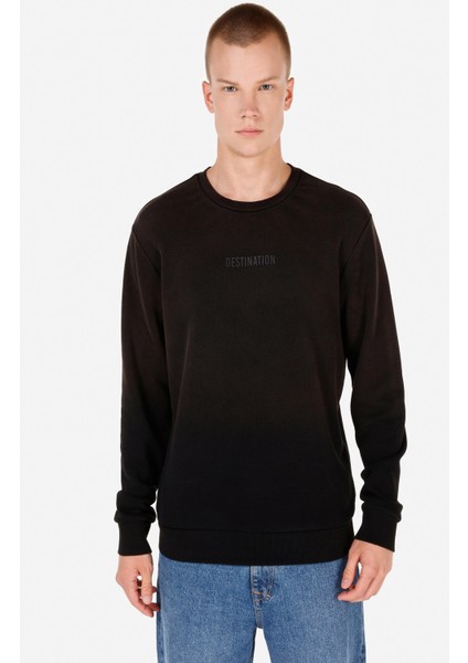 Regular Fit Erkek Antrasit Sweatshirt