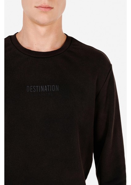 Regular Fit Erkek Antrasit Sweatshirt indirimleri