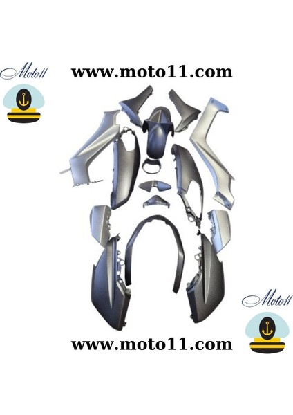 Nmax 125 155 Füme Gri Kaporta Seti 2015 2020 | MOTO11 fiyatları