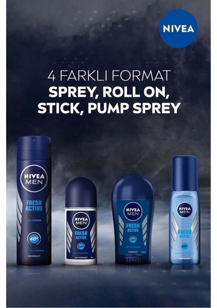 Men Erkek Sprey Deodorant Fresh Active 150 MLX5ADET,48 Saat Deodorant Koruması indirimleri
