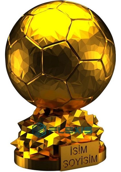 Ballon D'or & Altın Eldiven 3D Maket Seti (15 Cm) + Şampiyonlar Ligi Logolu Anahtarlık Hediye fiyatları