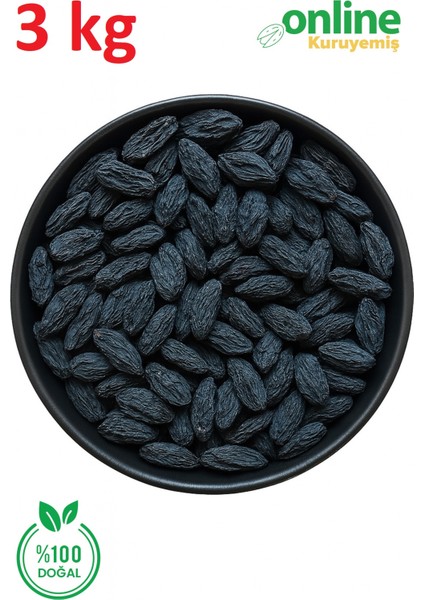 Siyah Üzüm Çekirdekli 3 kg
