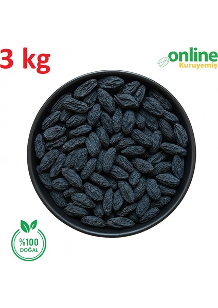 Siyah Üzüm Çekirdekli 3 kg fiyatları