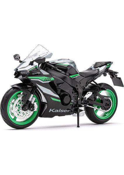 1:12 Alaşımlı Motosiklet Modeli Kawasaki Motosiklet Şok Direksiyon Oyuncak Araba (Yurt Dışından)