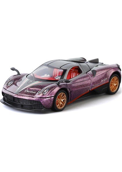 1:32 Pagani Windjammer Alaşımlı Spor Araba Modeli Geri Kapıyı Açmak Için Ses Efektleri Oyuncak Araba Koleksiyonu (Yurt Dışından)