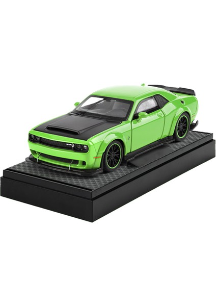 1:32 Hellcat Dodge Alaşımlı Spor Araba Ses ve Işık Bumerang Erkek Oyuncak Araba Modeli (Yurt Dışından)