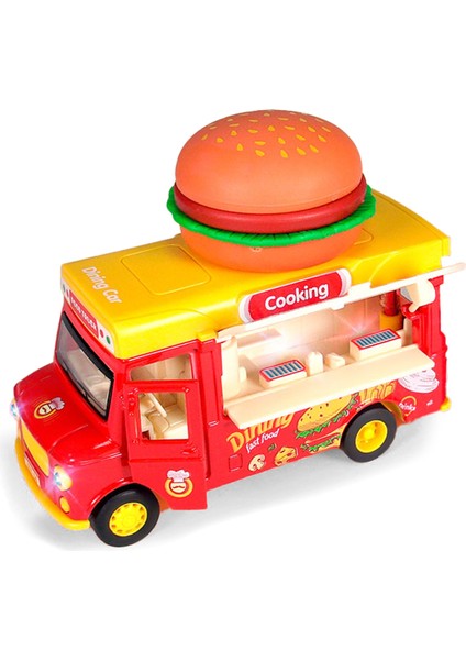 1:36 Q Versiyon Oyuncak Fast Food Araba Alaşımlı Araba Modeli (Yurt Dışından)