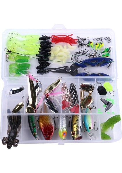 110 Adet / Kutu Sea B Yumuşak Yem Balıkçılık Ekipmanları Aksesuarlarıçok Renkli (Yurt Dışından)