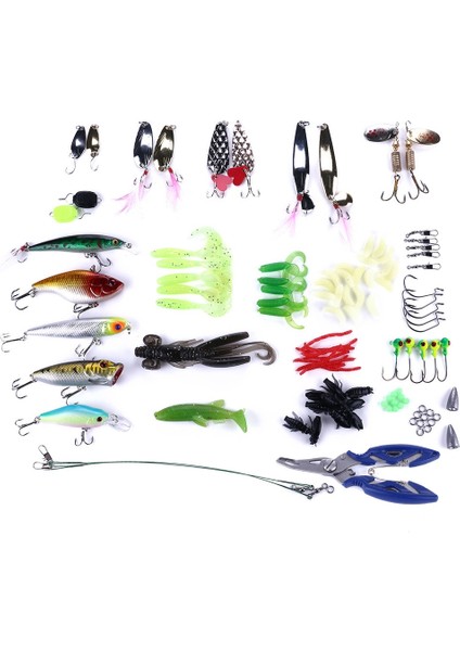 110 Adet / Kutu Sea B Yumuşak Yem Balıkçılık Ekipmanları Aksesuarlarıçok Renkli (Yurt Dışından) fiyatları