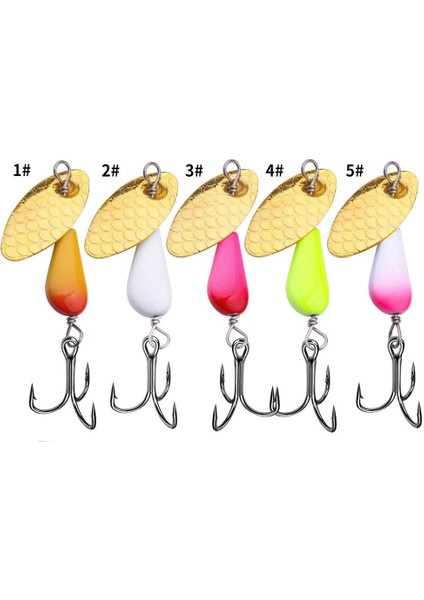 Tek Kancalı Payetli Yol Koşucusu Yemi 5 Renk / Boxçok Renkli (Yurt Dışından) fiyatları