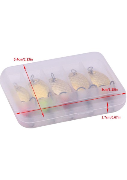 Tek Kancalı Payetli Yol Koşucusu Yemi 5 Renk / Boxçok Renkli (Yurt Dışından) fırsatları