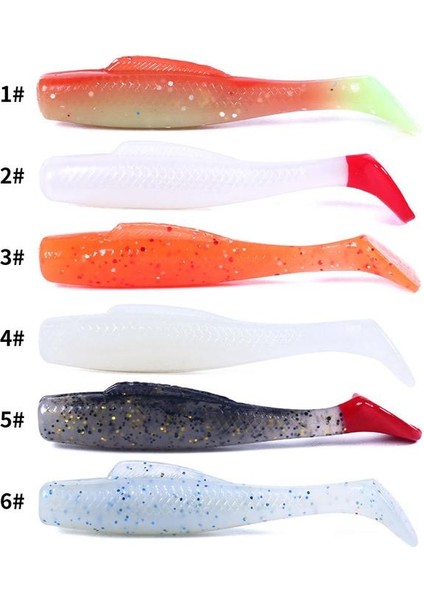 6 Adet / Kutu Açık Hava Balıkçılık Yüzen Yumuşak 5#çok Renkli (Yurt Dışından) modelleri