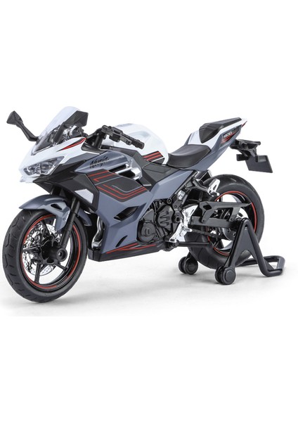 1:12 Alaşımlı Motosiklet Modeli Kawasaki Motosiklet Şok Direksiyon Oyuncak Araba (Yurt Dışından)