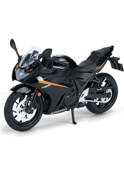 1:12 Alaşımlı Motosiklet Modeli Kawasaki Motosiklet Şok Direksiyon Oyuncak Araba (Yurt Dışından)