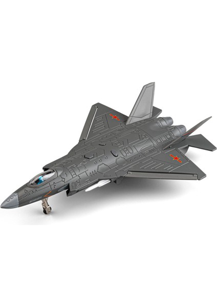 J-20 Alaşımlı Hayalet Savaş Uçağı Modeli Erkek Oyuncakları (Yurt Dışından)