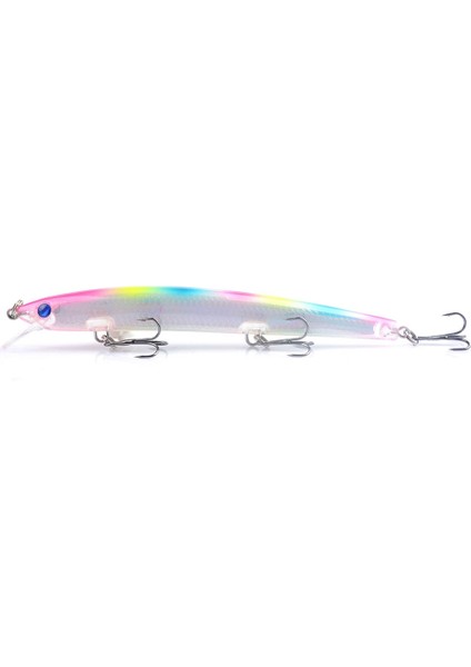 M0231 13.5cm 15G Mino Rattle Pearl Lazer Sert Yem M0231 10çok Renkli (Yurt Dışından)