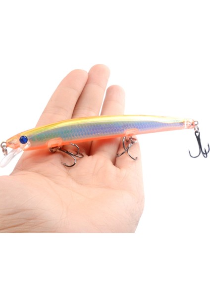 M0231 13.5cm 15G Mino Rattle Pearl Lazer Sert Yem M0231 10çok Renkli (Yurt Dışından) fırsatları