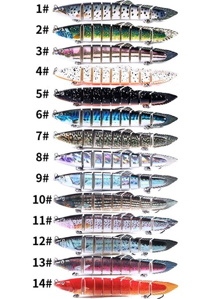 Çok Segmentli Balık Baitçok Renkli (Yurt Dışından) fiyatları