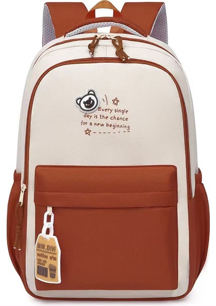 Yeni Okul Çantası Öğrenciler Çocuk Erkek Kız Omuz Çantası Büyük Kapasiteli Karikatür Okul Çantası (Yurt Dışından)