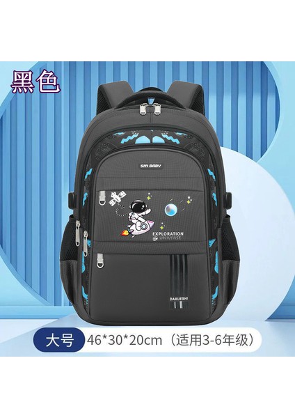 Yeni Oxford Kumaş Köpekbalığı Okul Çantası Ilkokul Öğrencileri Dört, Beş, Altı Sınıflar Büyük Kapasiteli Sırt Çantası Kişilik Basit Omuz Çantası Erkek (Yurt Dışından)