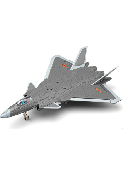 J-20 Alaşımlı Hayalet Savaş Uçağı Modeli Erkek Oyuncakları (Yurt Dışından)