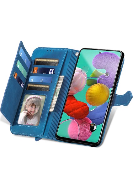 Samsung Galaxy A71 4g Fermuarlı Kese Manyetik Kart Tutucu ve Bilek Kayışlı Cüzdan Kılıfı Samsung Galaxy A71 4g (Yurt Dışından) indirimleri