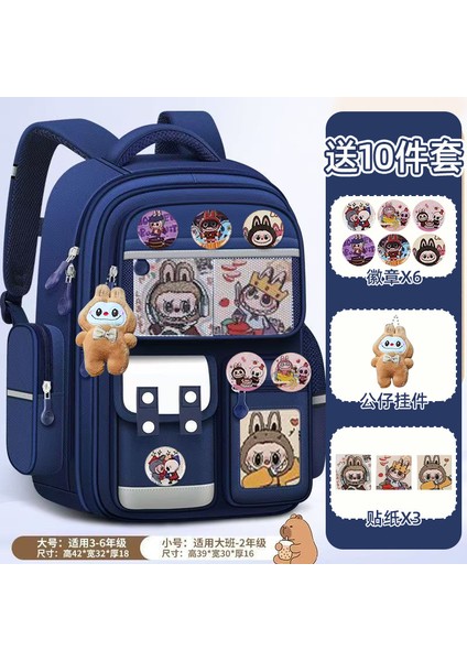 Yeni Yüksek Değerli Küçük Okul Çantası Kızlar Üniversite Öğrencileri Çocuklar Sevimli Anaokulu Çizgili Küçük Sırt Çantası Omuz Çantası (Yurt Dışından)