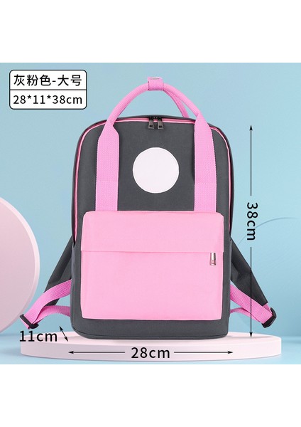 Yeni Okul Çantası Öğrenciler Çocuk Erkek Kız Omuz Çantası Büyük Kapasiteli Karikatür Taşınabilir Okul Çantası Sırt Çantaları (Yurt Dışından)