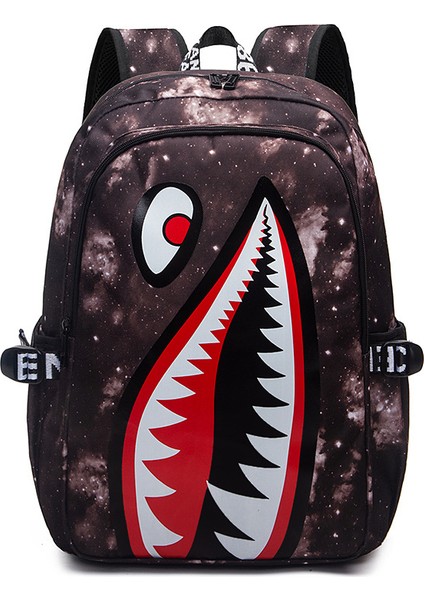 Yeni Oxford Kumaş Köpekbalığı Okul Çantası Ilkokul Öğrencileri Dört, Beş, Altı Sınıflar Büyük Kapasiteli Sırt Çantası Kişilik Basit Omuz Çantası Erkek (Yurt Dışından)