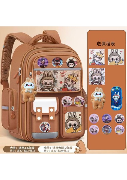 Yeni Yüksek Değerli Küçük Okul Çantası Kızlar Üniversite Öğrencileri Çocuklar Sevimli Anaokulu Çizgili Küçük Sırt Çantası Omuz Çantası (Yurt Dışından)