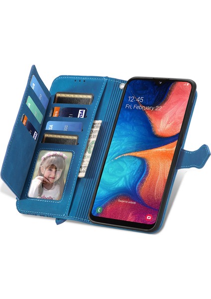 Samsung Galaxy A20E Fermuarlı Kese Manyetik Kart Tutucu ve Bilek Kayışlı Cüzdan Kılıfı Samsung Galaxy A20E (Yurt Dışından) indirimleri