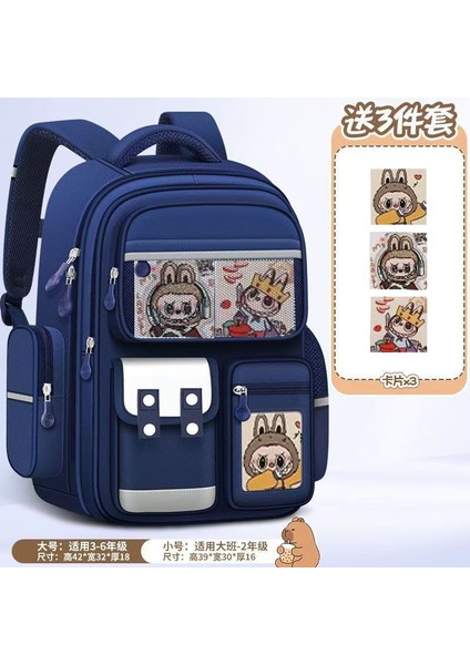 Yeni Yüksek Değerli Küçük Okul Çantası Kızlar Üniversite Öğrencileri Çocuklar Sevimli Anaokulu Çizgili Küçük Sırt Çantası Omuz Çantası (Yurt Dışından)