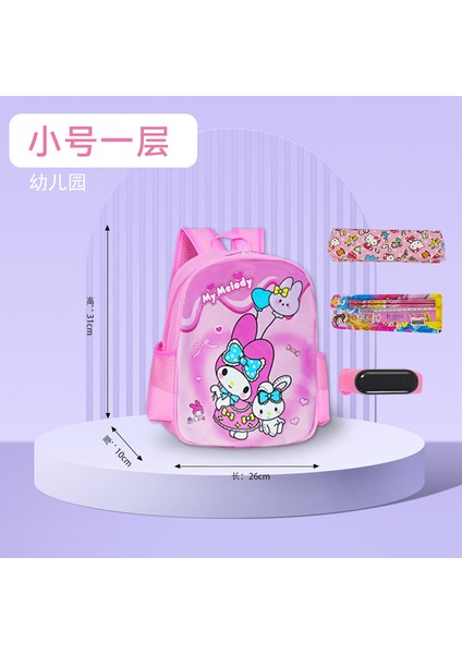 Yeni Okul Çantası Ilkokul Kız Kız Çizgi Film Bir, Iki, Üç Ila Altı Sınıf Sevimli Büyük Kapasiteli Çocukların Omuz Çantası Yükünü Azaltmak Için (Yurt Dışından)