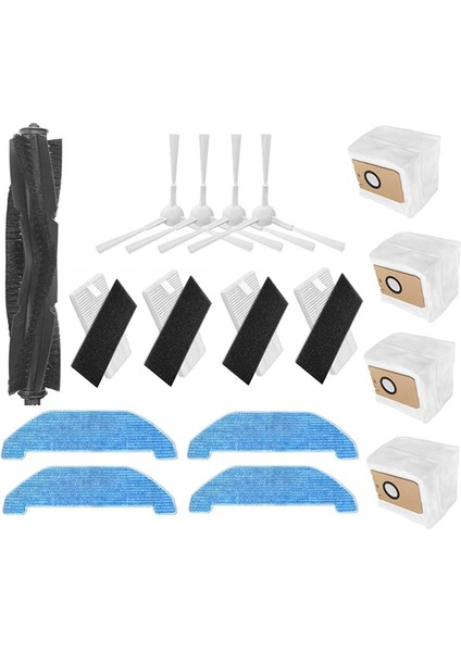 Neabot Nomo Q11 Için Elektrikli Süpürge Ana Fırça Silindiri Yan Fırça Filtre Paspas Pedi Toz Torbası (Yurt Dışından)