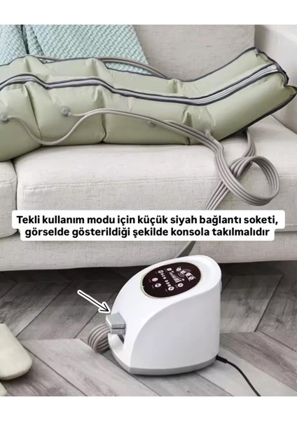 Hava Basınçlı 5 Odalı Bacak Kol Karın Masaj Aleti – Giyilebilir Kontrol Panelli Lenf Drenaj Cihazı fiyatları