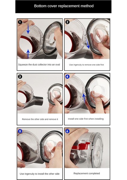 Dyson V10 V11 V15 Elektrikli Süpürge Için Çöp Kutusu Kapağı Kapağı Sızdırmazlık Halkası Yedek Alt Kapaklı Çöp Kutusu Kapağı Tabanı (Yurt Dışından) fiyatları