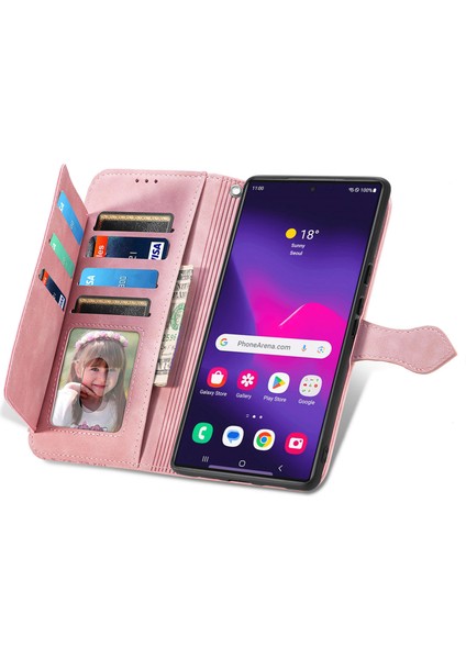 Samsung Galaxy S24 Ultra Fermuarlı Kese Manyetik Kart Tutucu ve Bilek Kayışlı Cüzdan Kılıfı Samsung Galaxy S24 Ultra (Yurt Dışından) fiyatları