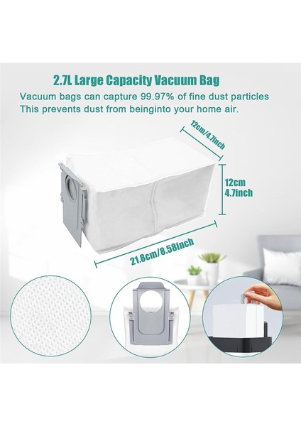 Roborock Q Revo / P10 Elektrikli Süpürge Robot Aksesuarları Için Yedek Parça Ana Yan Fırça Hepa Filtre Paspas Bezi (Yurt Dışından) fırsatları