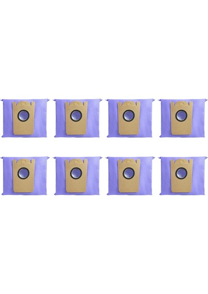 Eufy Robovac L35 HYBRID/L35 HYBRID+/LR30 HYBRID/LR30 Hybrid+ Robot Süpürge Torbaları Için 8 Adet Toz Torbası (Yurt Dışından)