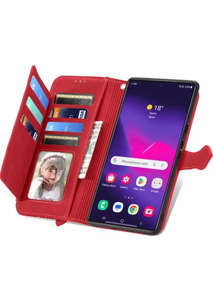 Samsung Galaxy S24 Ultra Fermuarlı Kese Manyetik Kart Tutucu ve Bilek Kayışlı Cüzdan Kılıfı Samsung Galaxy S24 Ultra (Yurt Dışından) fiyatları