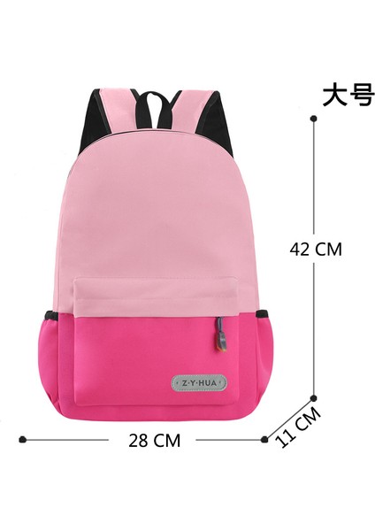 Yeni Öğrenciler Okul Çantası Lise Omuzları Sırt Çantası Büyük Kapasiteli Eğlence Seyahat Çocuk Çantası (Yurt Dışından)
