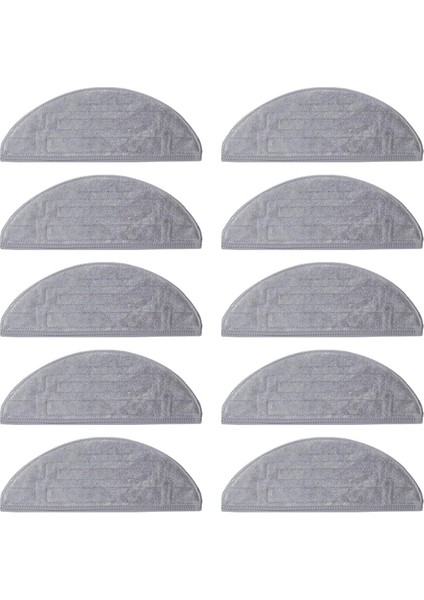 Roborock S8 Pro Ultra / S8+ / S8 Robot Süpürge Için 10 Adet Paspas Bezi Çift Titreşimli Yıkanabilir Tekrar Kullanılabilir Mikrofiber Pedler (Yurt Dışından)